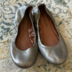 Lucky Brand ballerina flats size 7 1/2 with rubber bottom